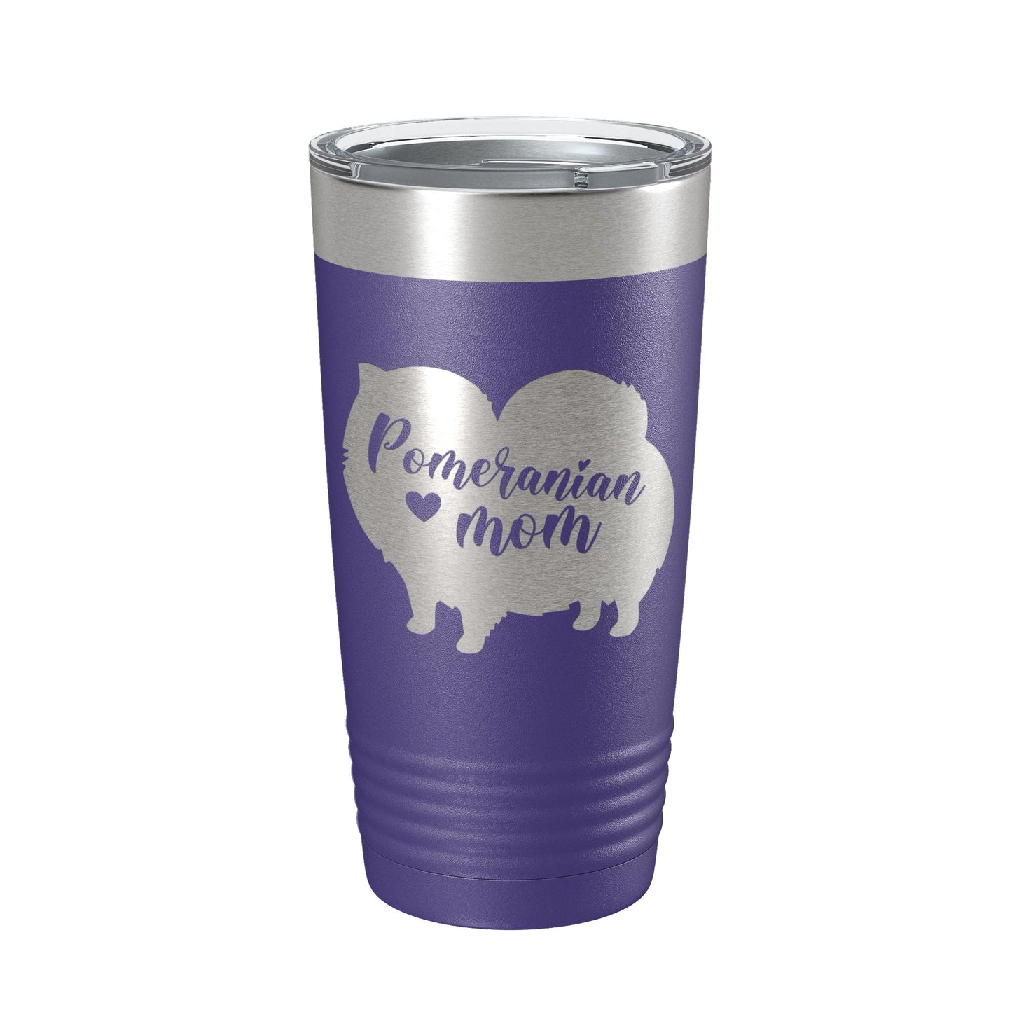 Pomeranian Mom Tumbler Dog Travel Mug Gift Insulated Laser Engraved Coffee Cup 20 oz-15