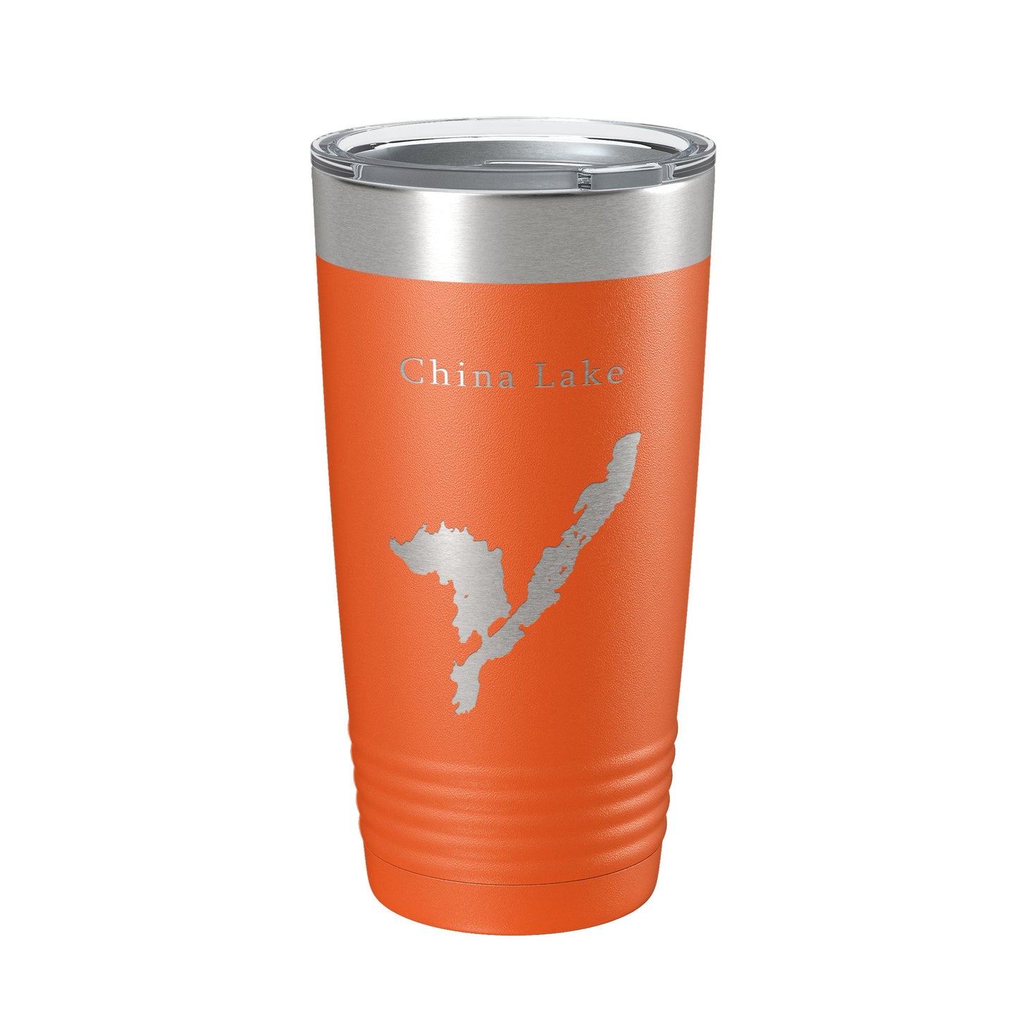 China Lake Map Tumbler Travel Mug Insulated Laser Engraved Coffee Cup Maine 20 oz-17
