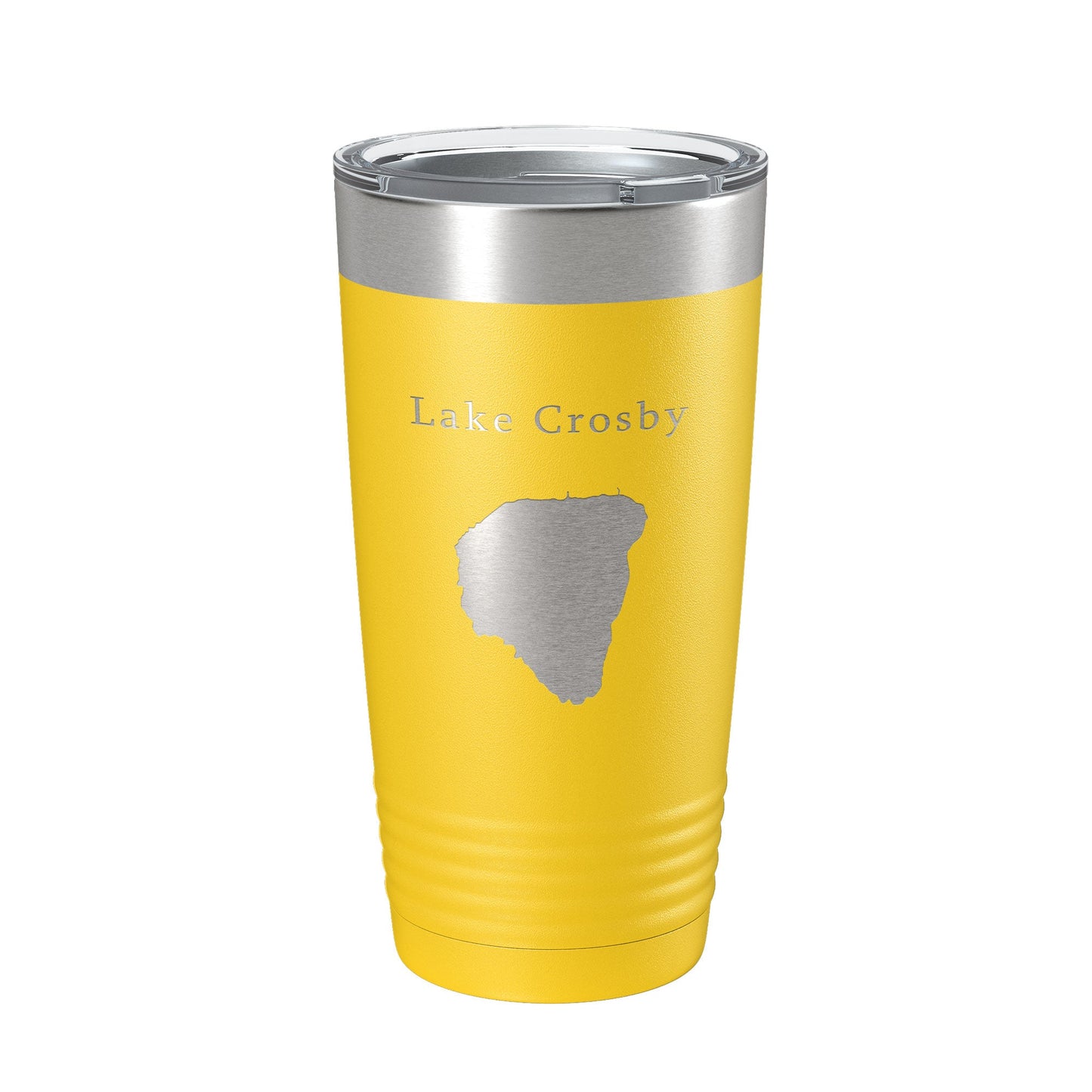 Lake Crosby Map Tumbler Travel Mug Insulated Laser Engraved Coffee Cup Florida 20 oz-19