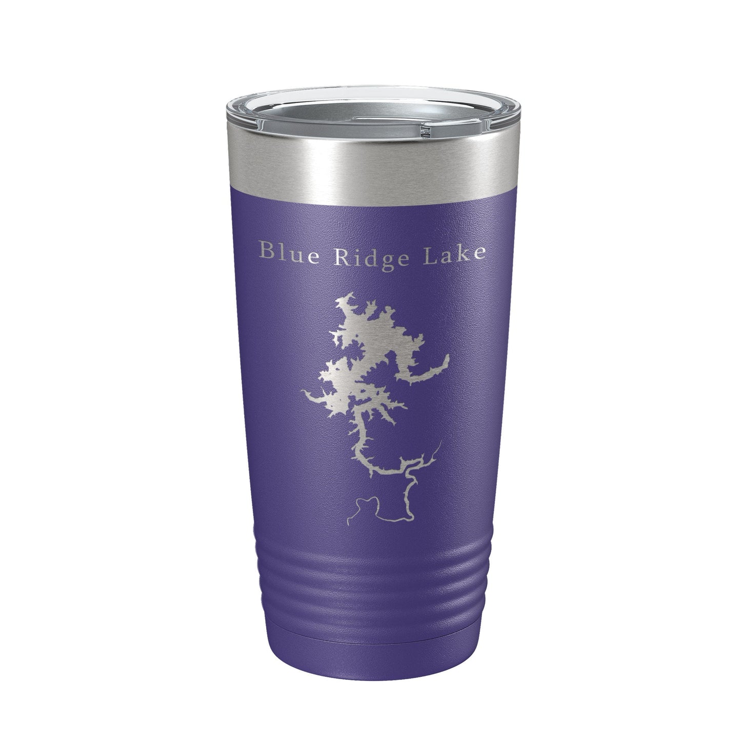 Blue Ridge Lake Map Tumbler Travel Mug Insulated Laser Engraved Coffee Cup Georgia 20 oz-15