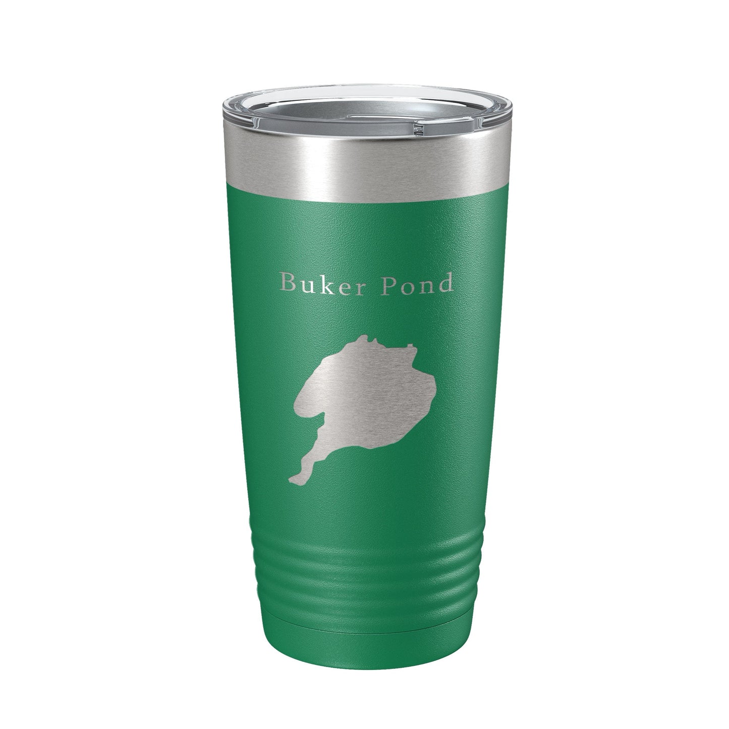 Buker Pond Tumbler Lake Map Travel Mug Insulated Laser Engraved Coffee Cup Maine 20 oz-9