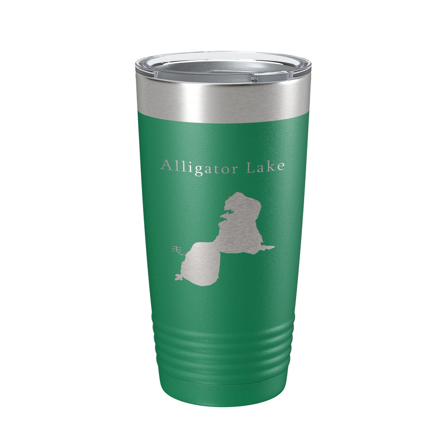 Alligator Lake Map Tumbler Travel Mug Insulated Laser Engraved Coffee Cup Osceola Kissimmee Florida 20 oz-9