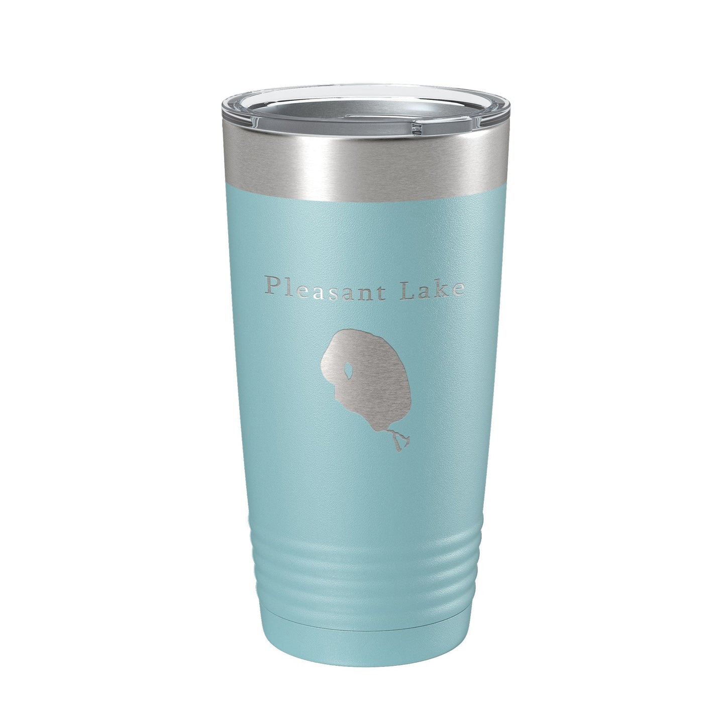 Pleasant Lake Map Tumbler Travel Mug Insulated Laser Engraved Coffee Cup Michigan 20 oz-13