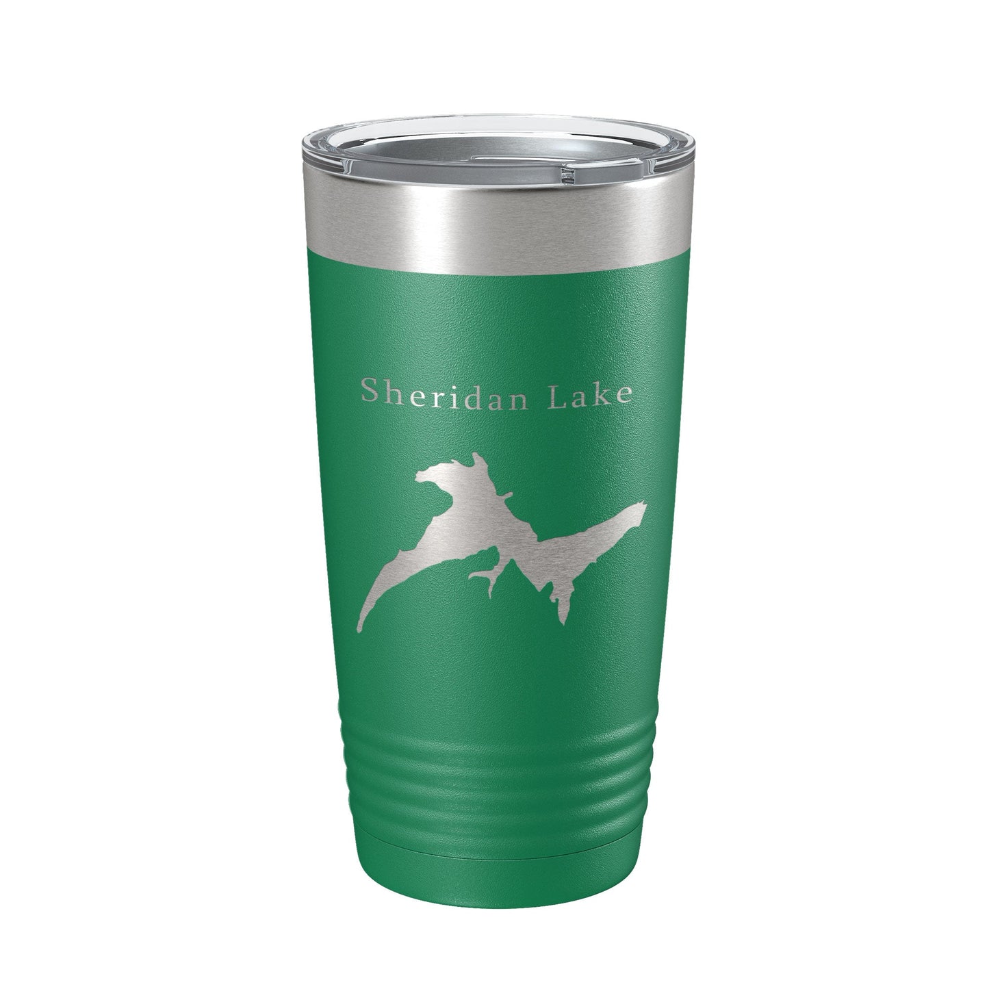 Sheridan Lake Map Tumbler Travel Mug Insulated Laser Engraved Coffee Cup South Dakota 20 oz-9