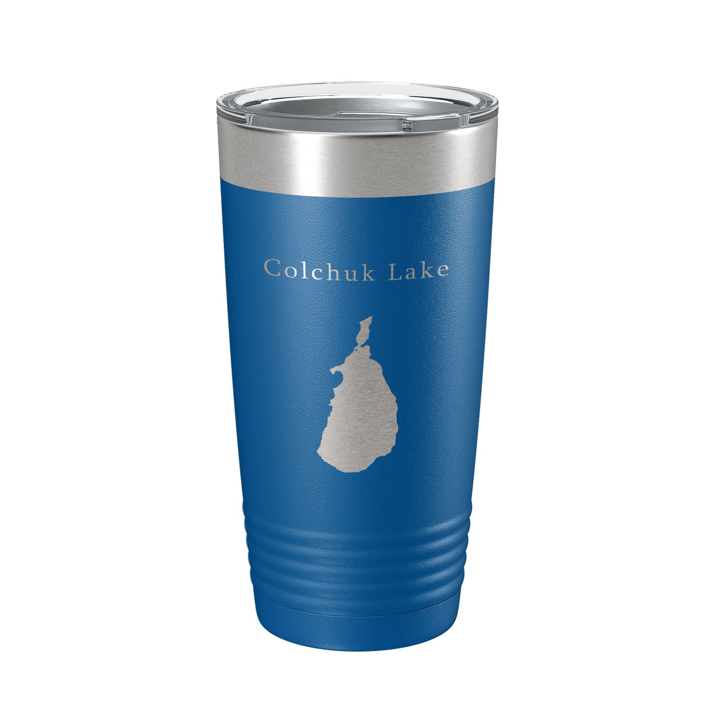 Colchuk Lake Map Tumbler Travel Mug Insulated Laser Engraved Coffee Cup Washington 20 oz-6