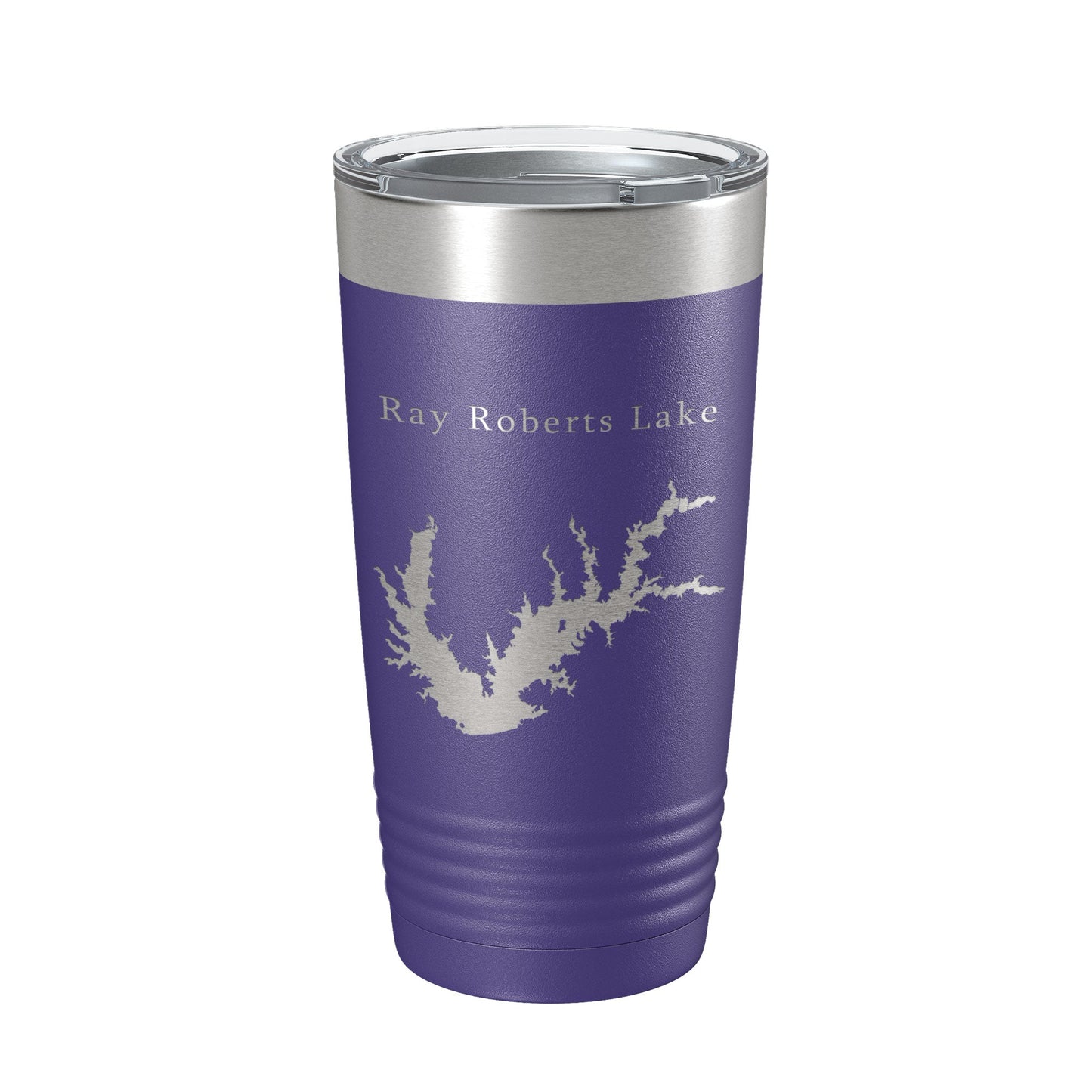 Ray Roberts Lake Map Tumbler Travel Mug Insulated Laser Engraved Coffee Cup Texas 20 oz-15