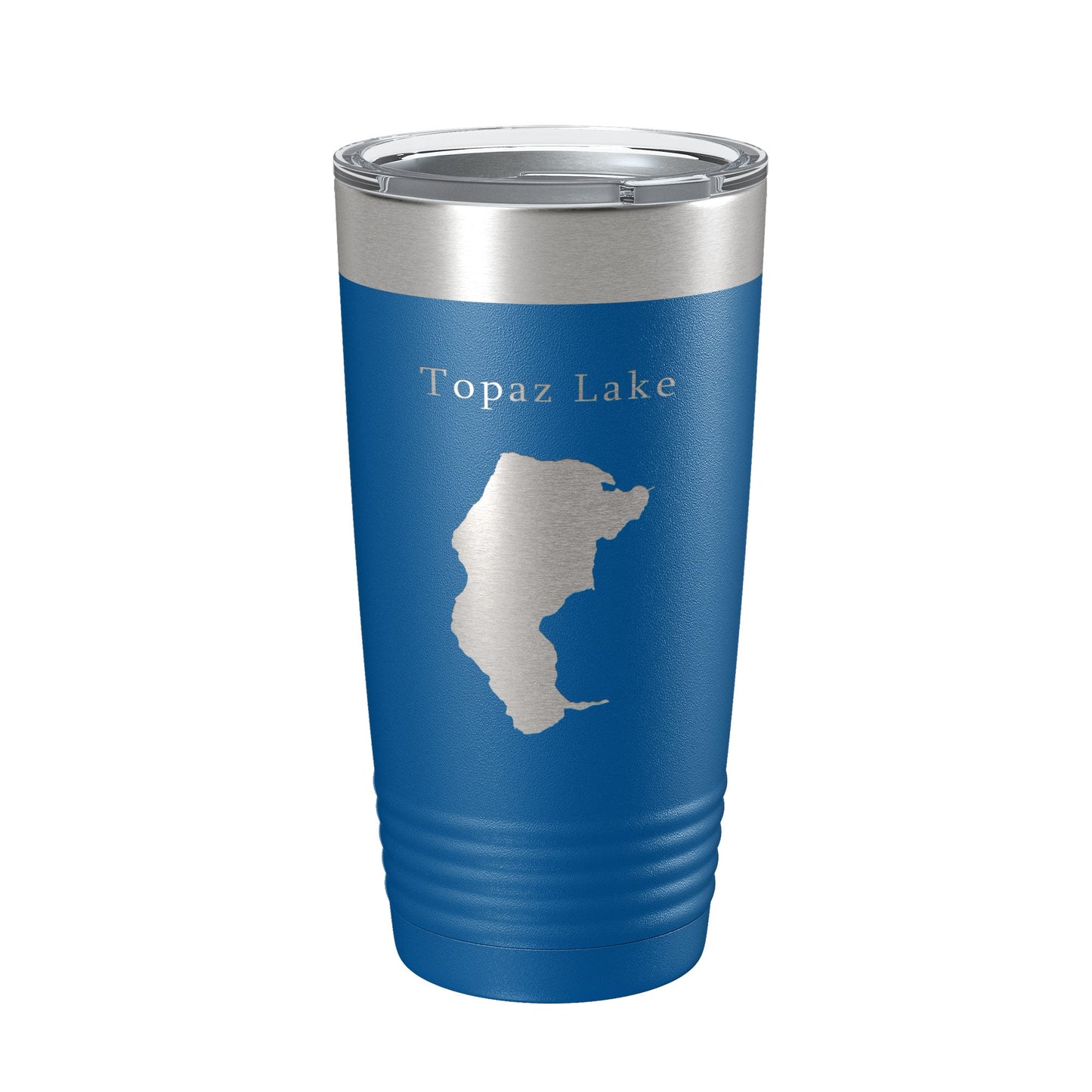 Topaz Lake Map Tumbler Travel Mug Insulated Laser Engraved Coffee Cup California Nevada 20 oz-6