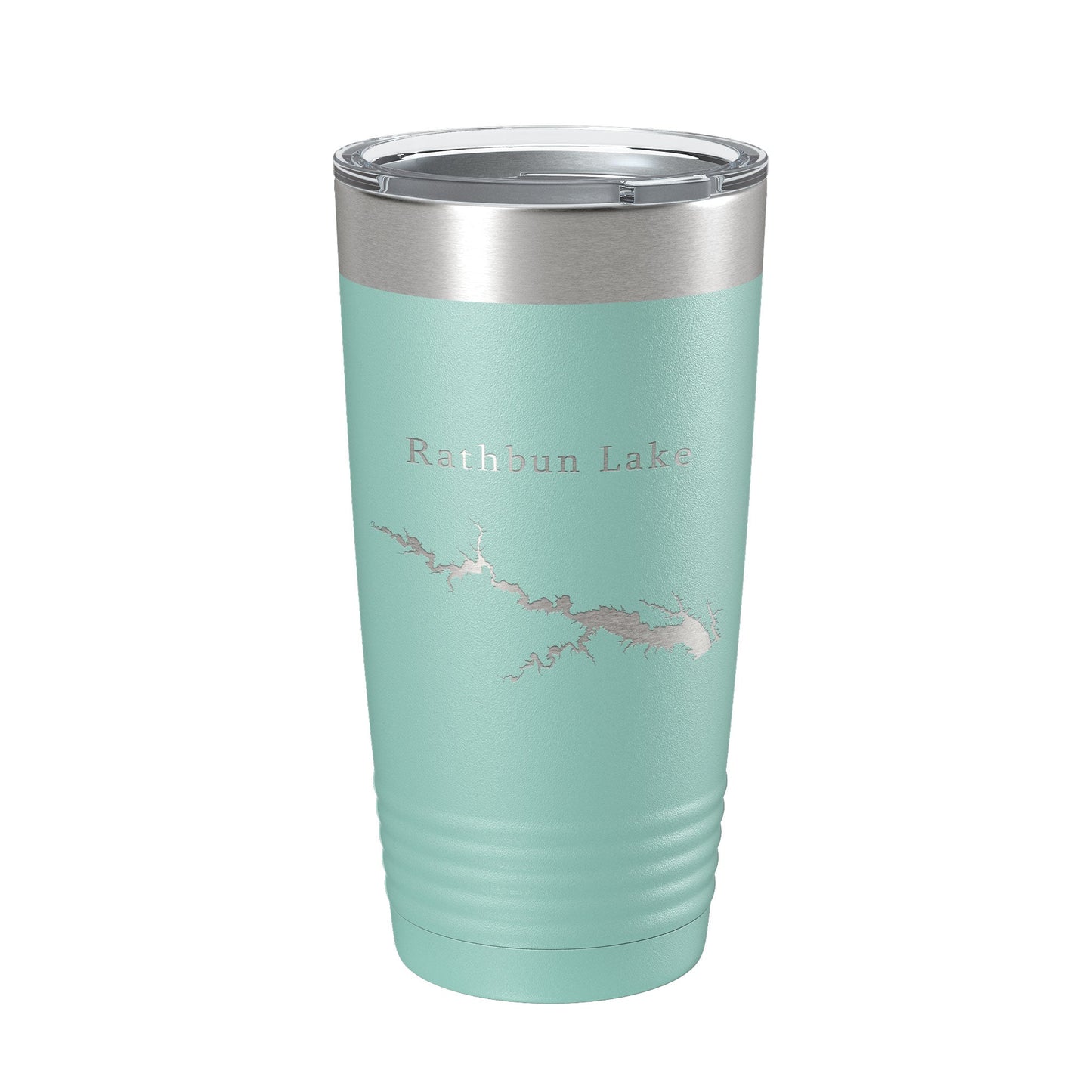 Rathbun Lake Map Tumbler Travel Mug Insulated Laser Engraved Coffee Cup Iowa 20 oz-12