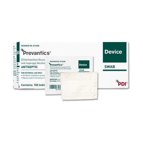 PDI Swab Device Antisptic 1Ml 100EA/BX 10Bx/CS Pdi/Nice, 100 EA/BX,  1000 EA/CS