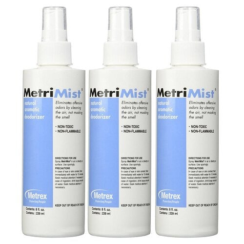 Metrex Research Multi-Purpose Deodorizer MetriMist® Liquid 8 oz. NonAerosol Spray, 1EA,12EA/CS