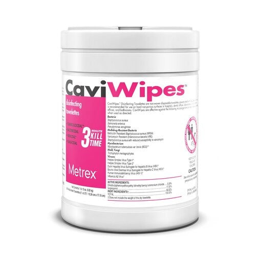 Metrex Research Multi-Purpose Disinfectant CaviWipes® Wipe Pull-Up, 160EA/PK 12PK/CS