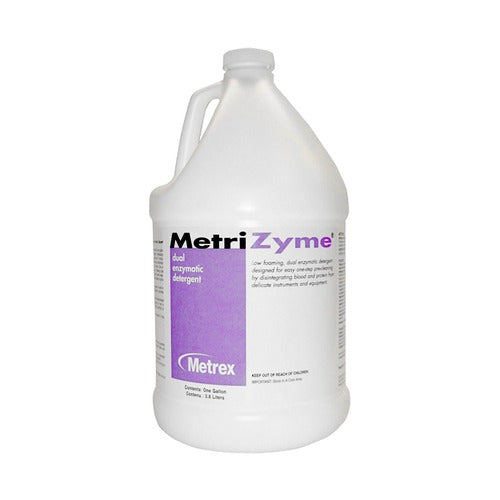 Metrex Research Dual Enzymatic Instrument Detergent MetriZyme® Liquid Concentrate 1 Quart Bottle Mint Scent