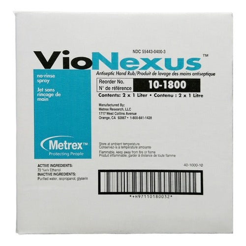 Metrex Research Hand Sanitizer VioNexus™ 1 Liter Ethanol Liquid Pump Bottle