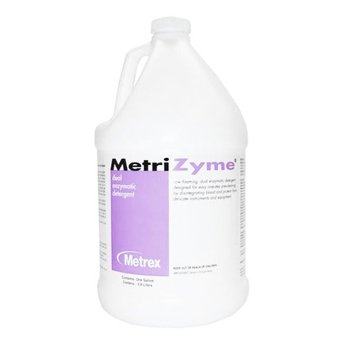 Metrex Research Dual Enzymatic Instrument Detergent MetriZyme Liquid RTU 1 gal. Jug Mint Scent, 1EA, 4 EA/CS