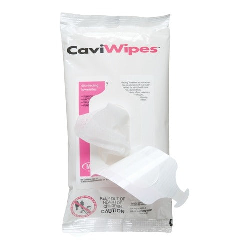 Metrex Research Disinfectant CaviWipes® Light Duty Wipe Disposable, 45EA/PK 20PK/CS