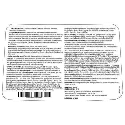 PDI Sani-Cloth® Prime Germicidal Disposable Wipes, 160 EA/CN, 12 CN/CS