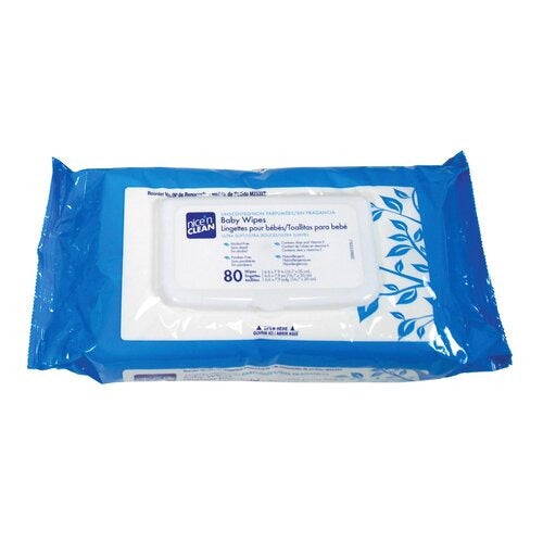 PDI Baby Wipe Nice 'N Clean Soft Pack Aloe 80 per Pack, 80 EA/BX, 12 BX/CS