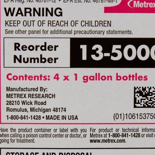 Metrex Research CaviCide1 Surface Disinfectant Cleaner Liquid 1 gal. Container, 1/EA, 4/CS