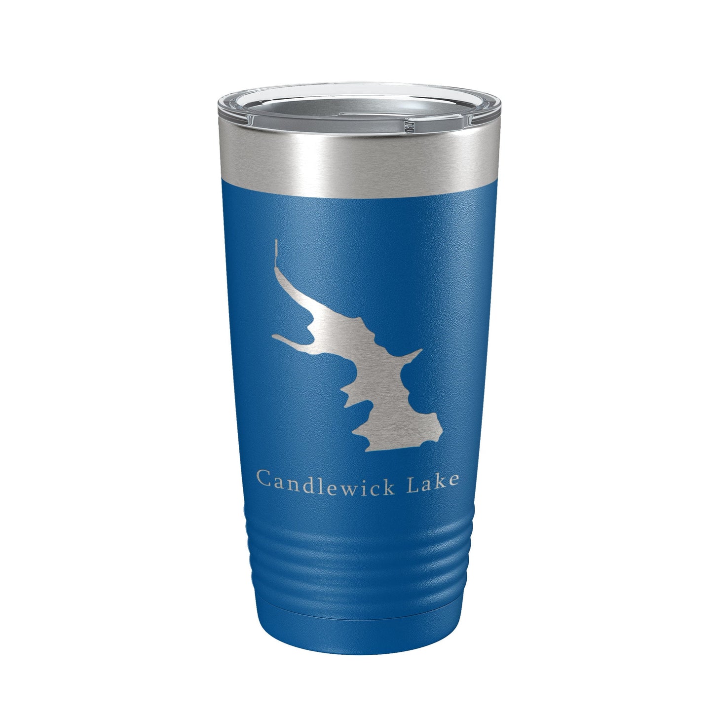 Candlewick Lake Map Tumbler Travel Mug Insulated Laser Engraved Coffee Cup Illinois 20 oz-6