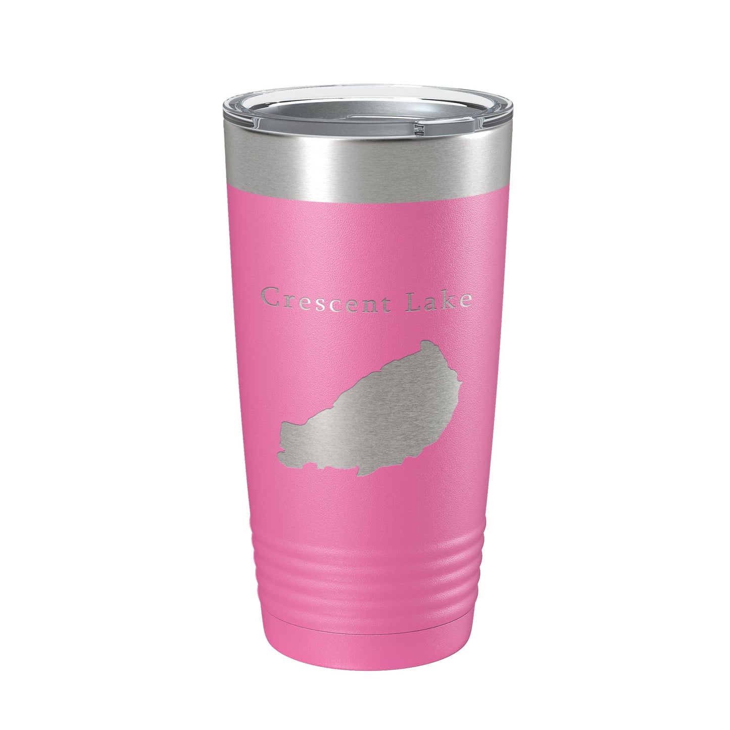 Crescent Lake Map Tumbler Travel Mug Insulated Laser Engraved Coffee Cup Oregon 20 oz-11