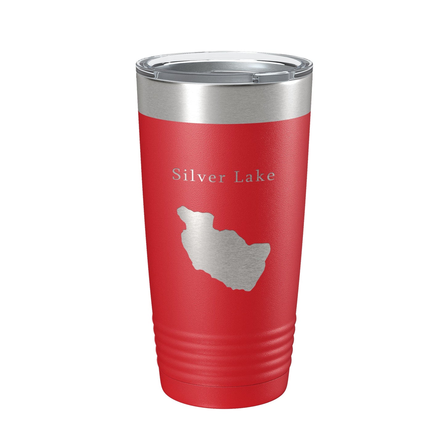 Silver Lake Map Tumbler Travel Mug Insulated Laser Engraved Coffee Cup Maine 20 oz-10