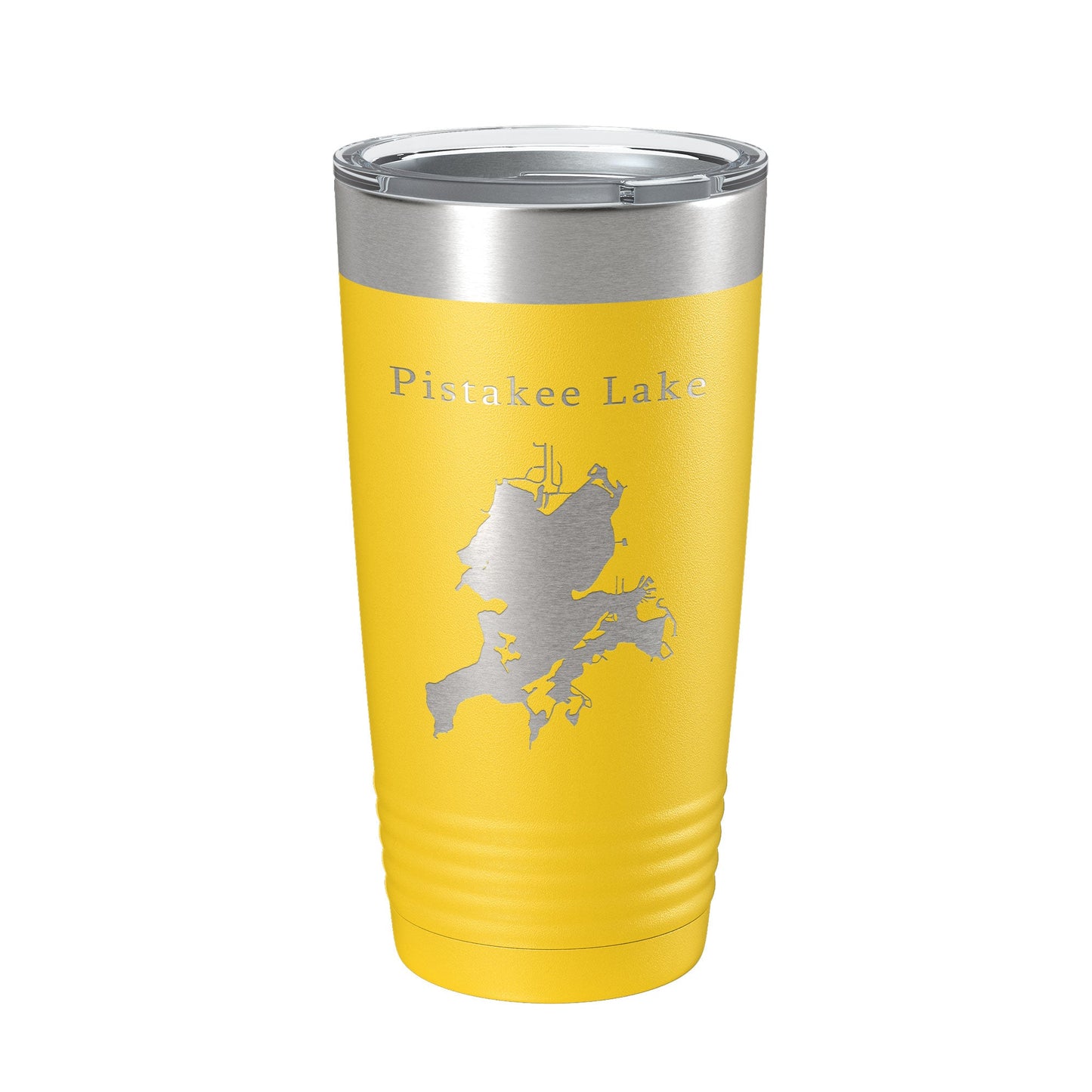 Pistakee Lake Map Tumbler Travel Mug Insulated Laser Engraved Coffee Cup Illinois 20 oz-19