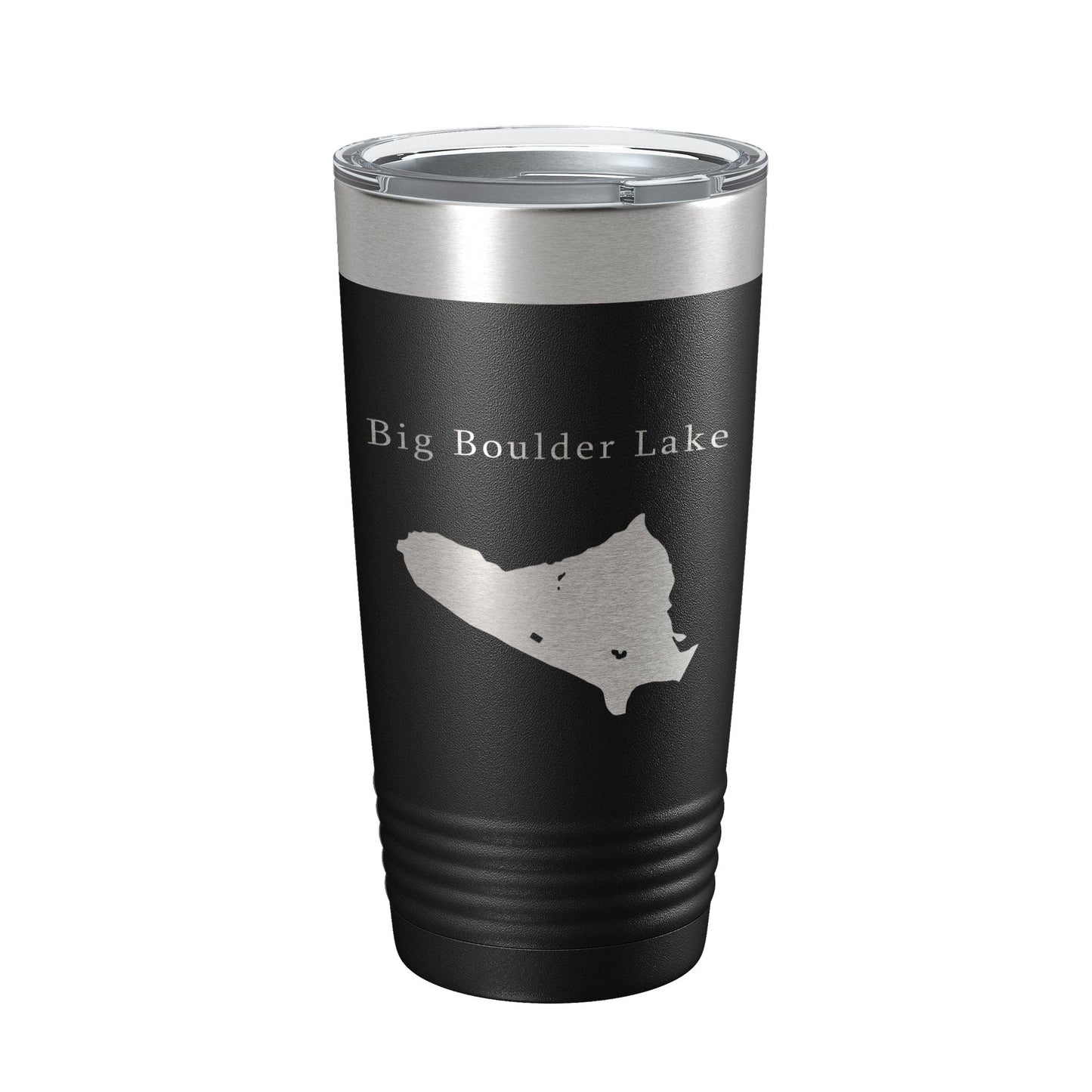 Big Boulder Lake Map Tumbler Travel Mug Insulated Laser Engraved Coffee Cup Pennsylvania 20 oz-5