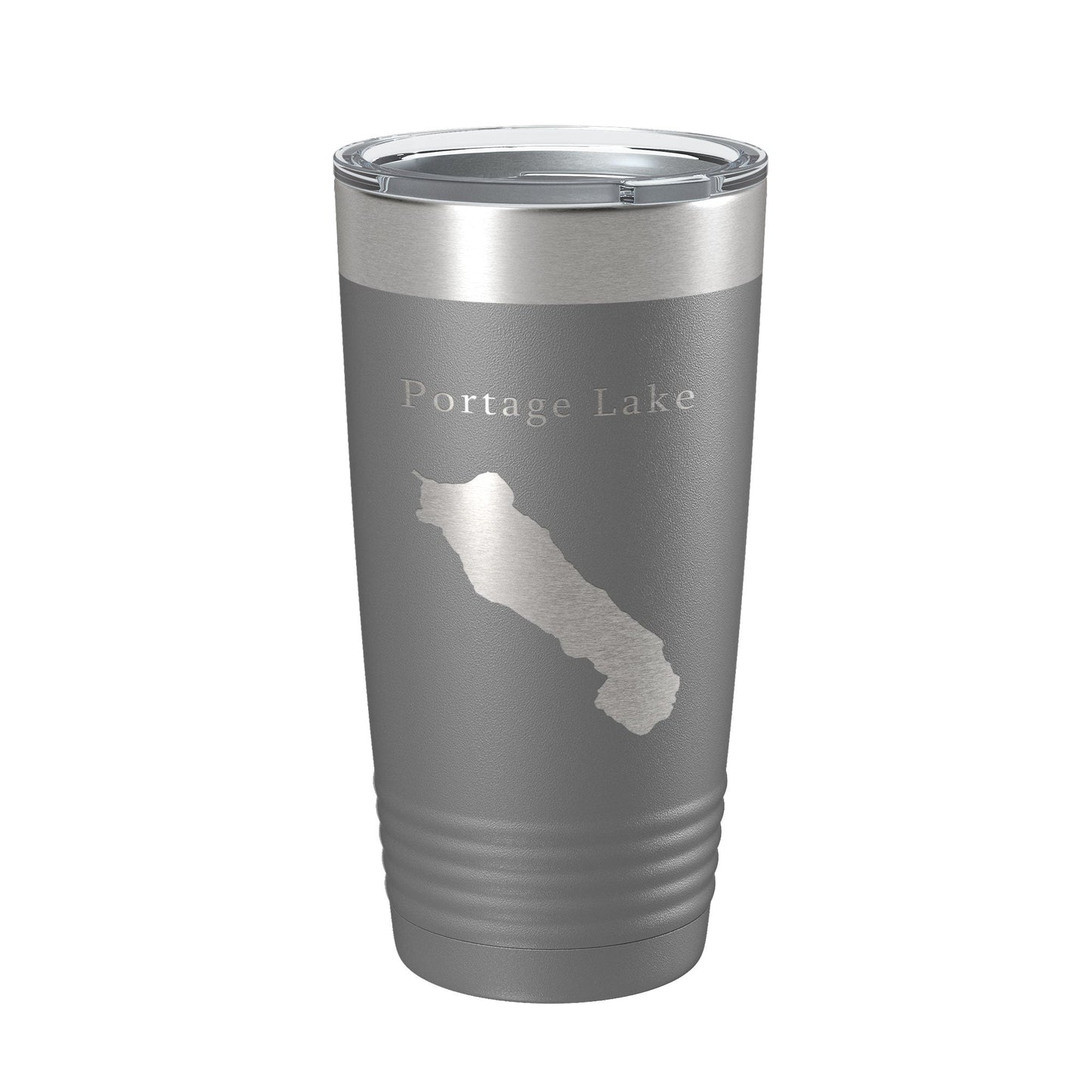 Portage Lake Map Tumbler Travel Mug Insulated Laser Engraved Coffee Cup Alaska 20 oz-16