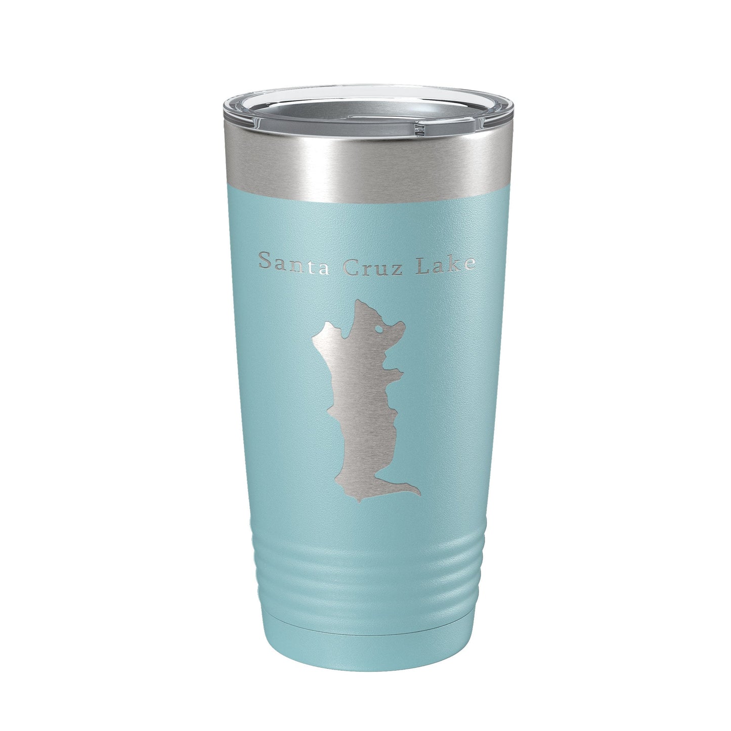 Santa Cruz Lake Map Tumbler Travel Mug Insulated Laser Engraved Coffee Cup New Mexico 20 oz-13