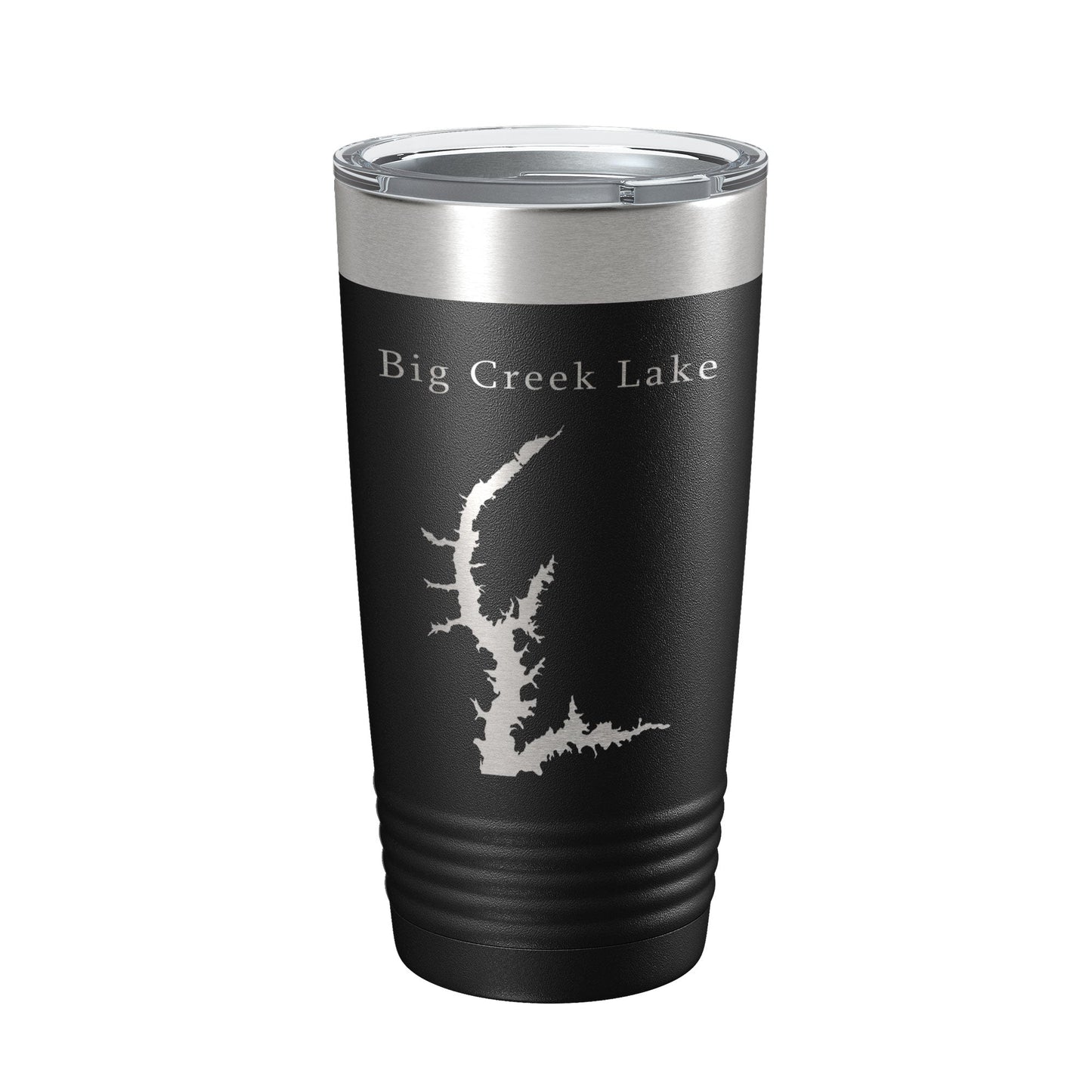 Big Creek Lake Map Tumbler Travel Mug Insulated Laser Engraved Coffee Cup Alabama 20 oz-5