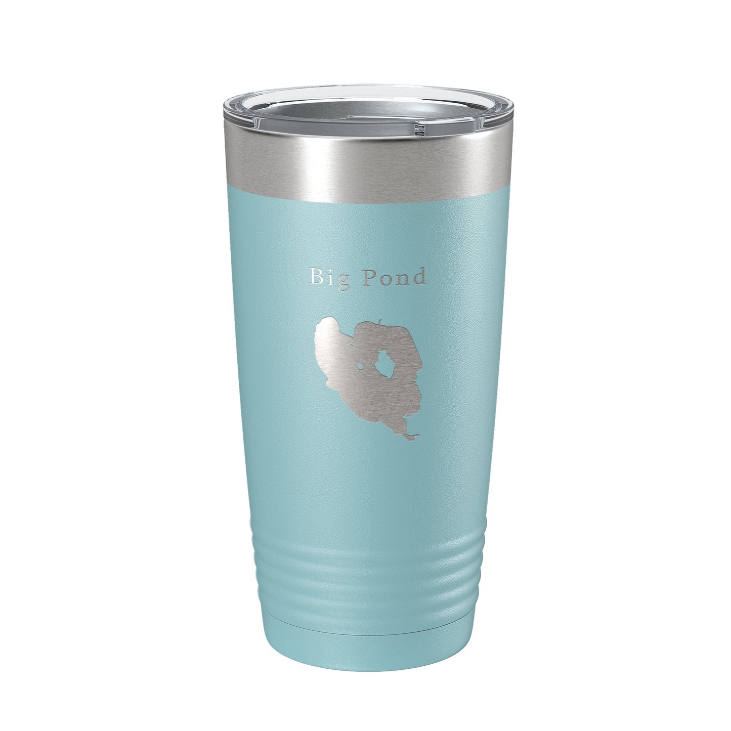 Big Pond Tumbler Lake Map Travel Mug Insulated Laser Engraved Coffee Cup Massachusetts 20 oz-13