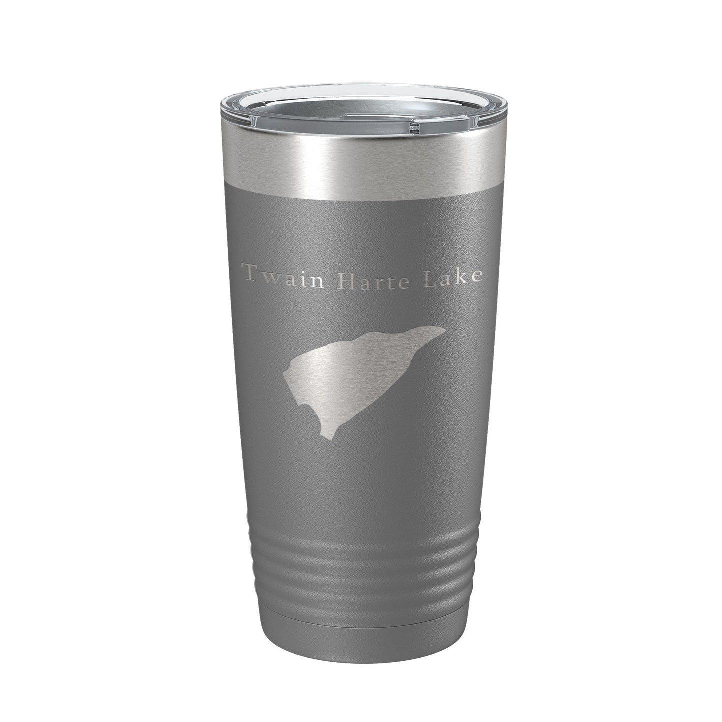 Twain Harte Lake Map Tumbler Travel Mug Insulated Laser Engraved Coffee Cup California 20 oz-16