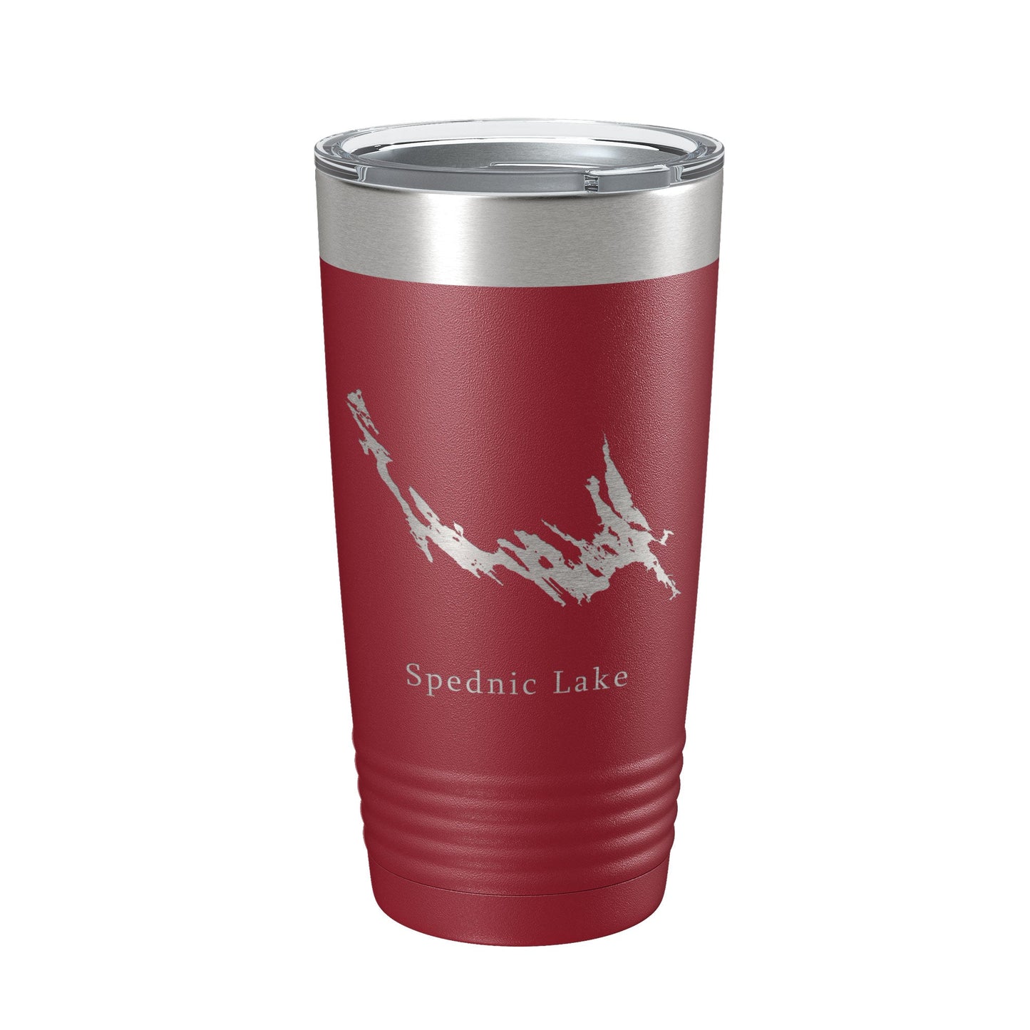 Spednic Lake Lac Map Tumbler Travel Mug Insulated Laser Engraved Coffee Cup Maine Canada 20 oz-18
