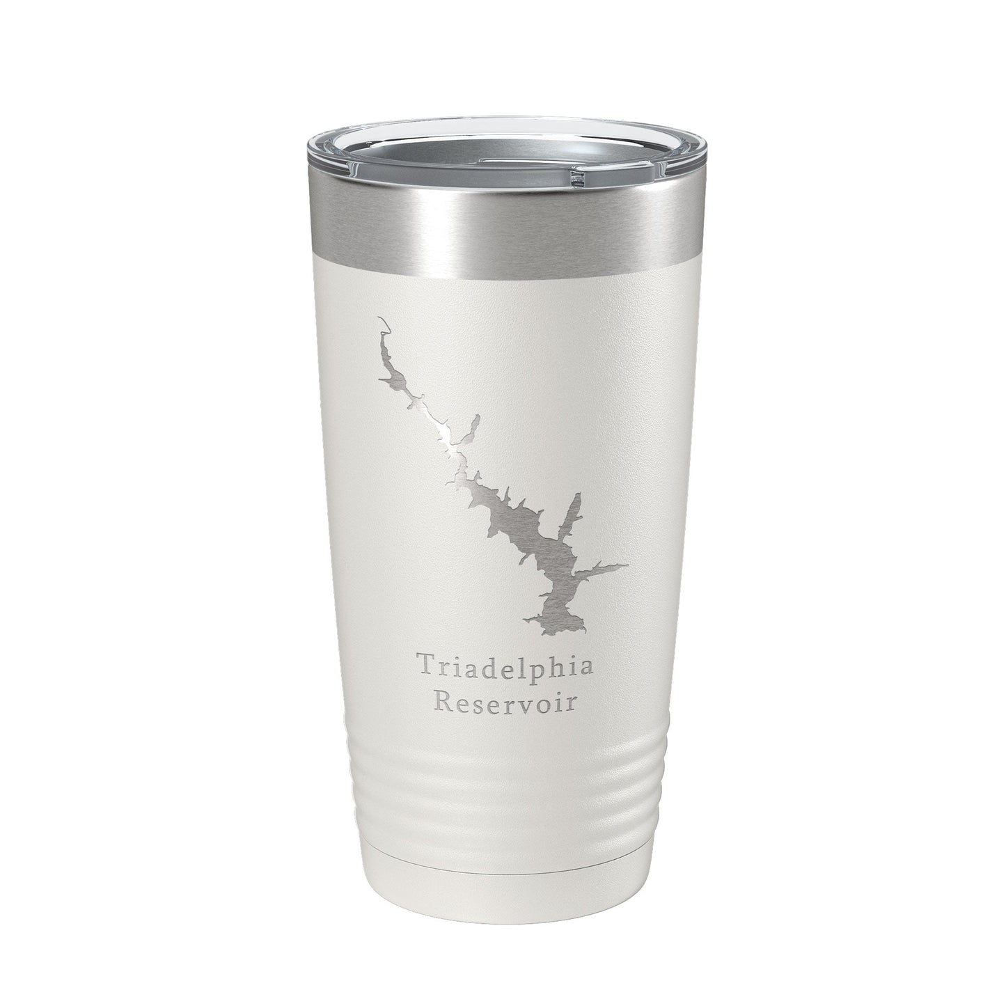 Triadelphia Reservoir Tumbler Lake Map Travel Mug Insulated Laser Engraved Coffee Cup Maryland 20 oz-7