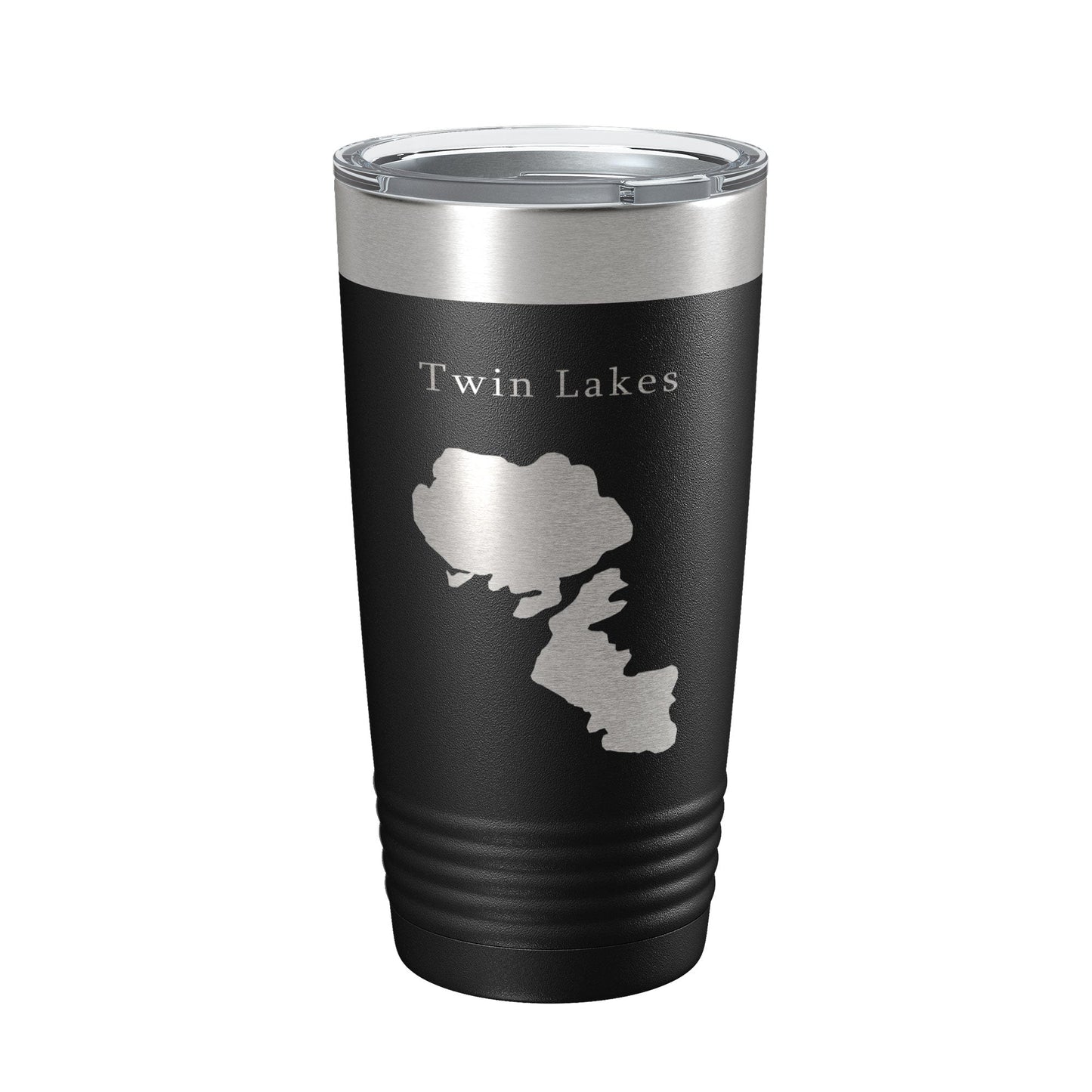 Twin Lakes Map Tumbler Travel Mug Insulated Laser Engraved Coffee Cup Idaho 20 oz-5