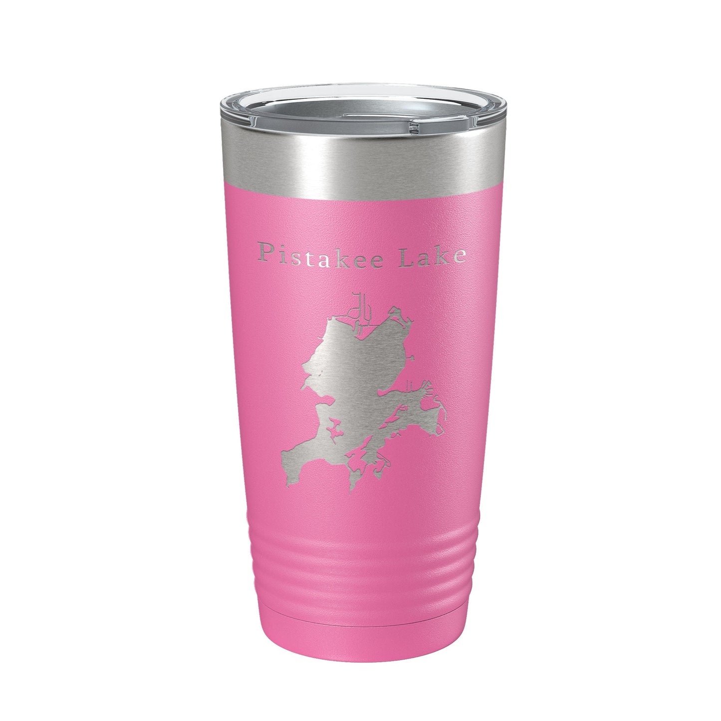 Pistakee Lake Map Tumbler Travel Mug Insulated Laser Engraved Coffee Cup Illinois 20 oz-11