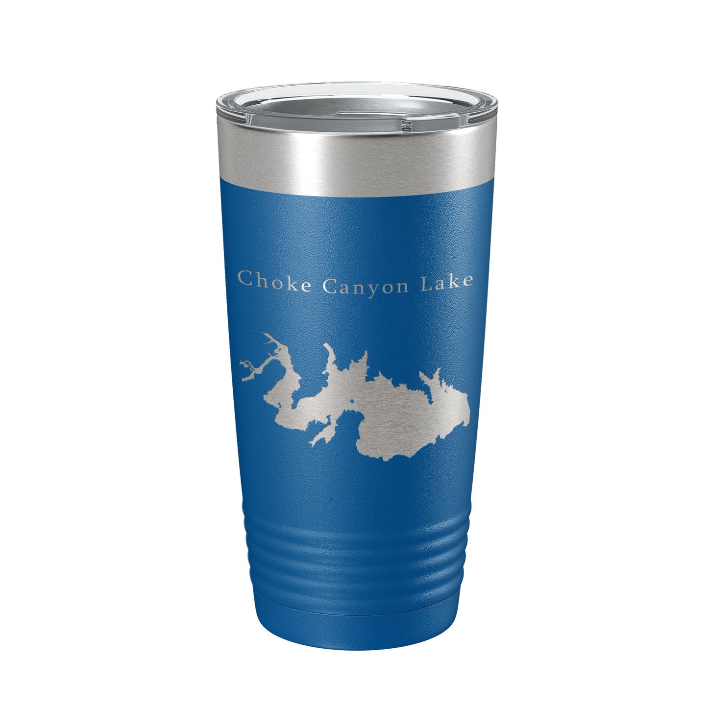 Choke Canyon Lake Map Tumbler Travel Mug Insulated Laser Engraved Coffee Cup Texas 20 oz-6