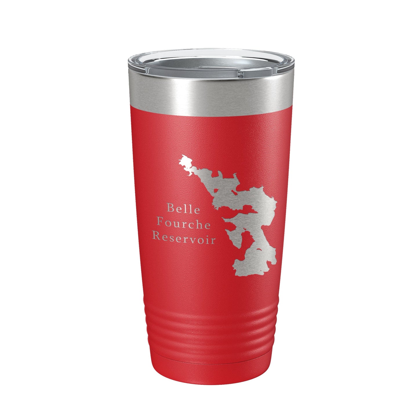 Belle Fourche Reservoir Tumbler Lake Map Travel Mug Insulated Laser Engraved Coffee Cup South Dakota 20 oz-10