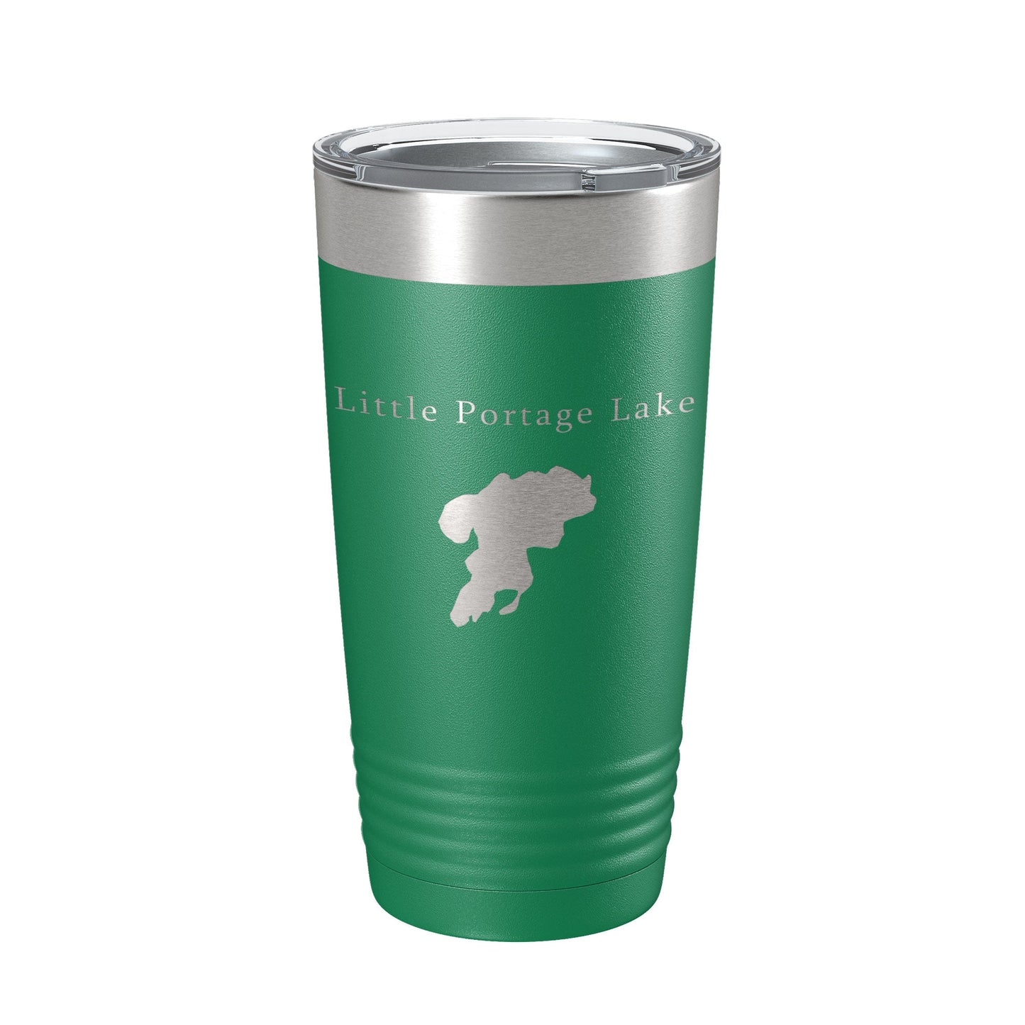 Little Portage Lake Map Tumbler Travel Mug Insulated Laser Engraved Coffee Cup Huron River Chain of Lakes Michigan 20 oz-9