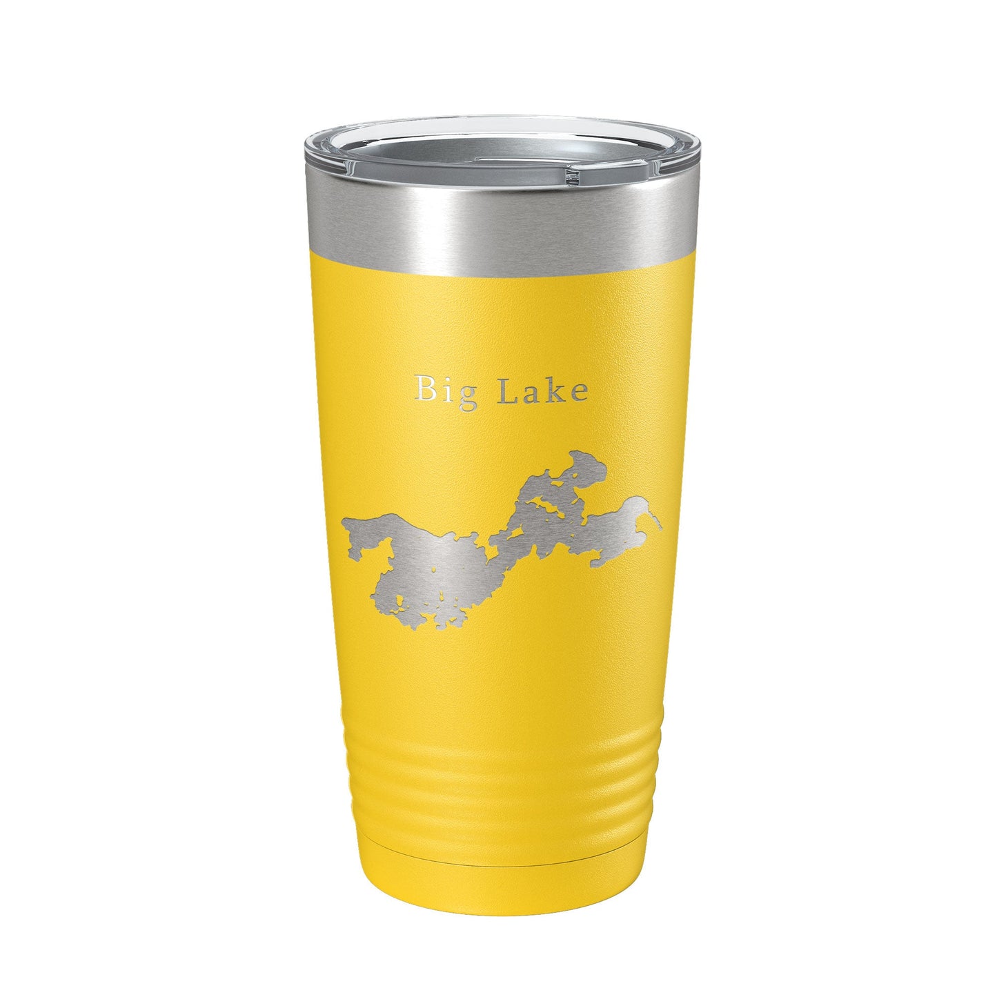 Big Lake Map Tumbler Travel Mug Insulated Laser Engraved Coffee Cup Alaska 20 oz-19