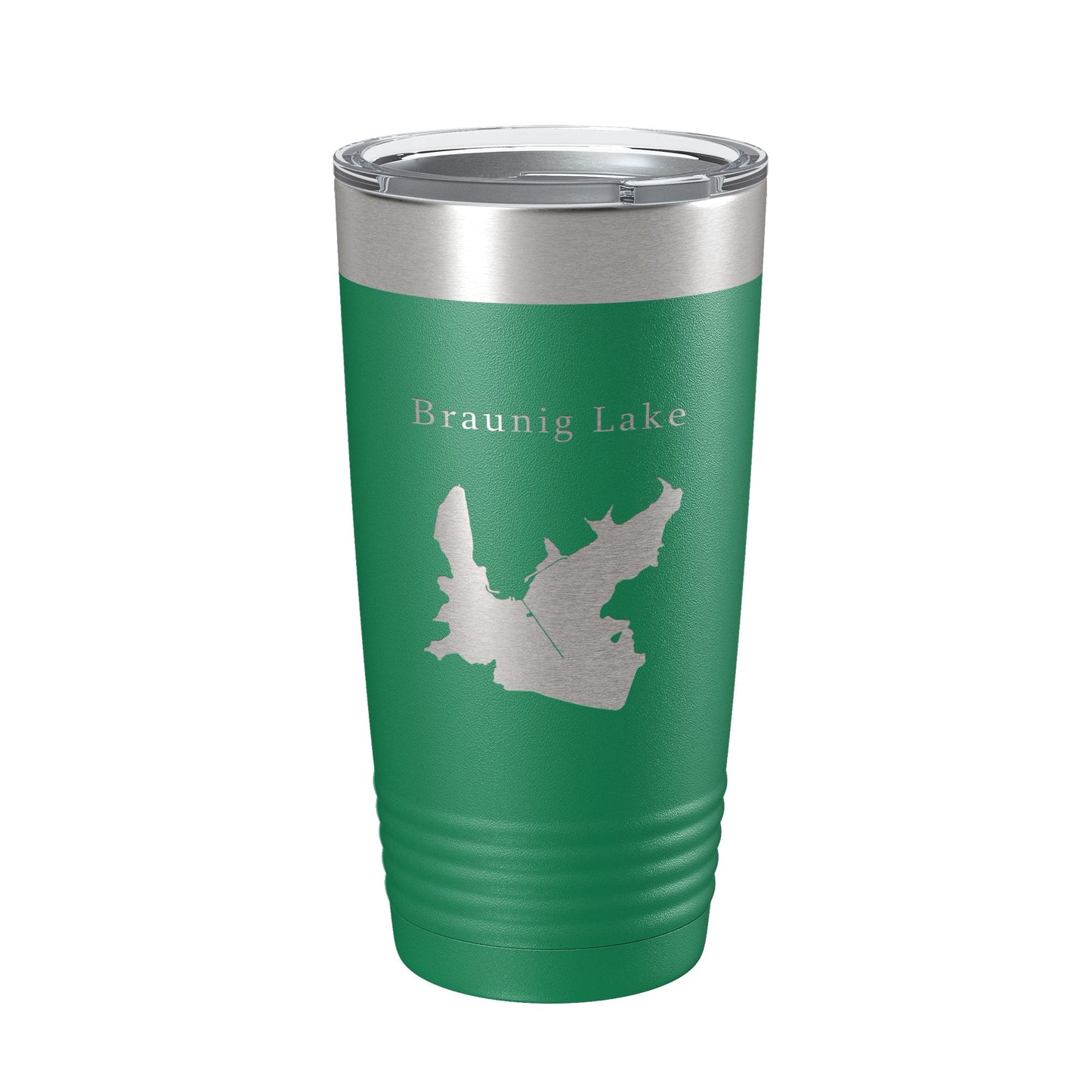 Victor Braunig Lake Map Tumbler Travel Mug Insulated Laser Engraved Coffee Cup Texas 20 oz-9