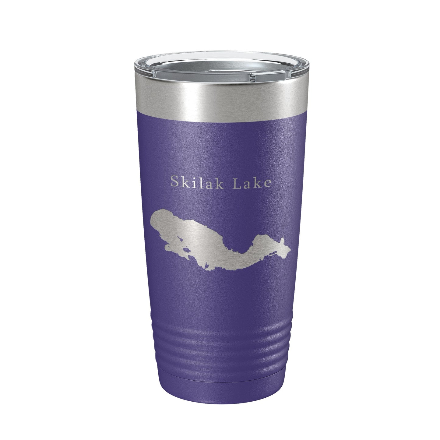 Skilak Lake Map Tumbler Travel Mug Insulated Laser Engraved Coffee Cup Alaska 20 oz-15
