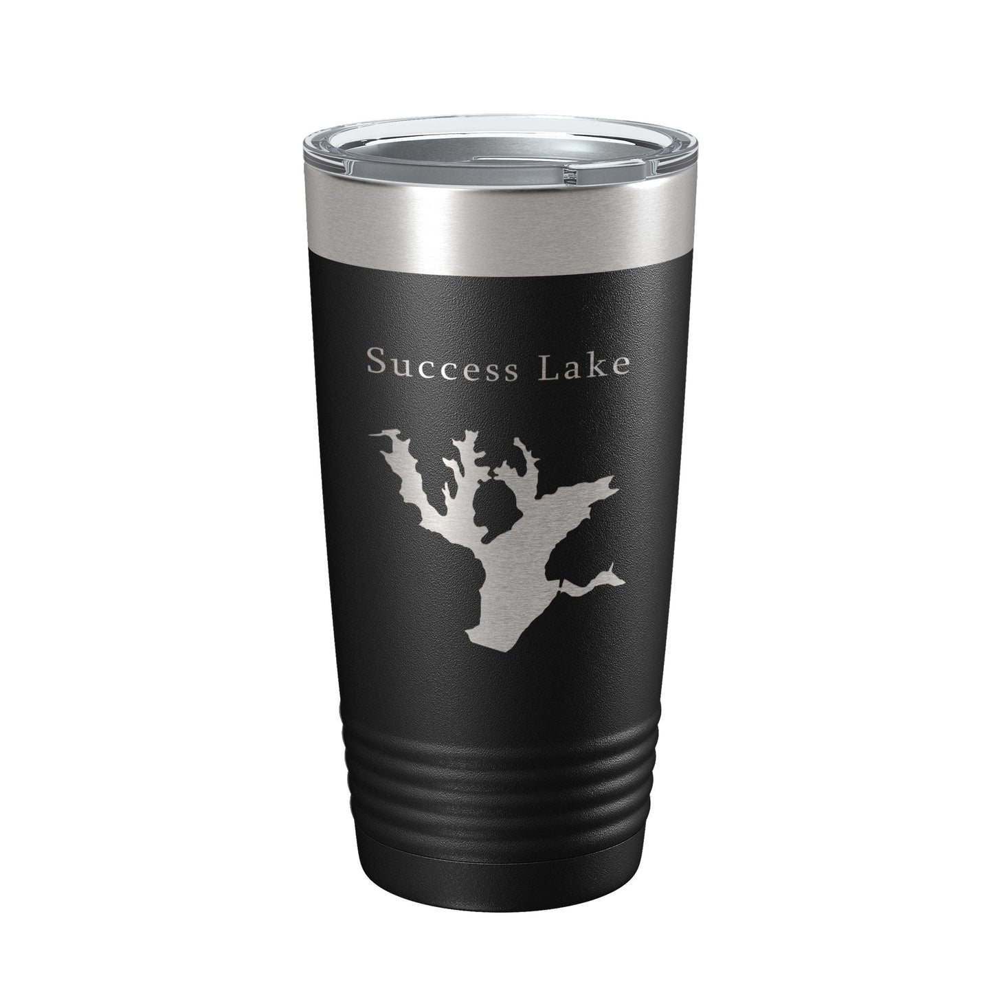 Success Lake Map Tumbler Travel Mug Insulated Laser Engraved Coffee Cup California 20 oz-5
