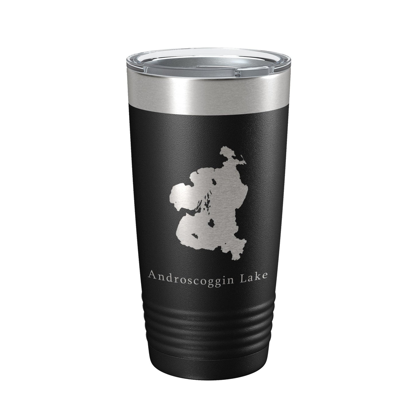 Androscoggin Lake Map Tumbler Travel Mug Insulated Laser Engraved Coffee Cup Maine 20 oz-5