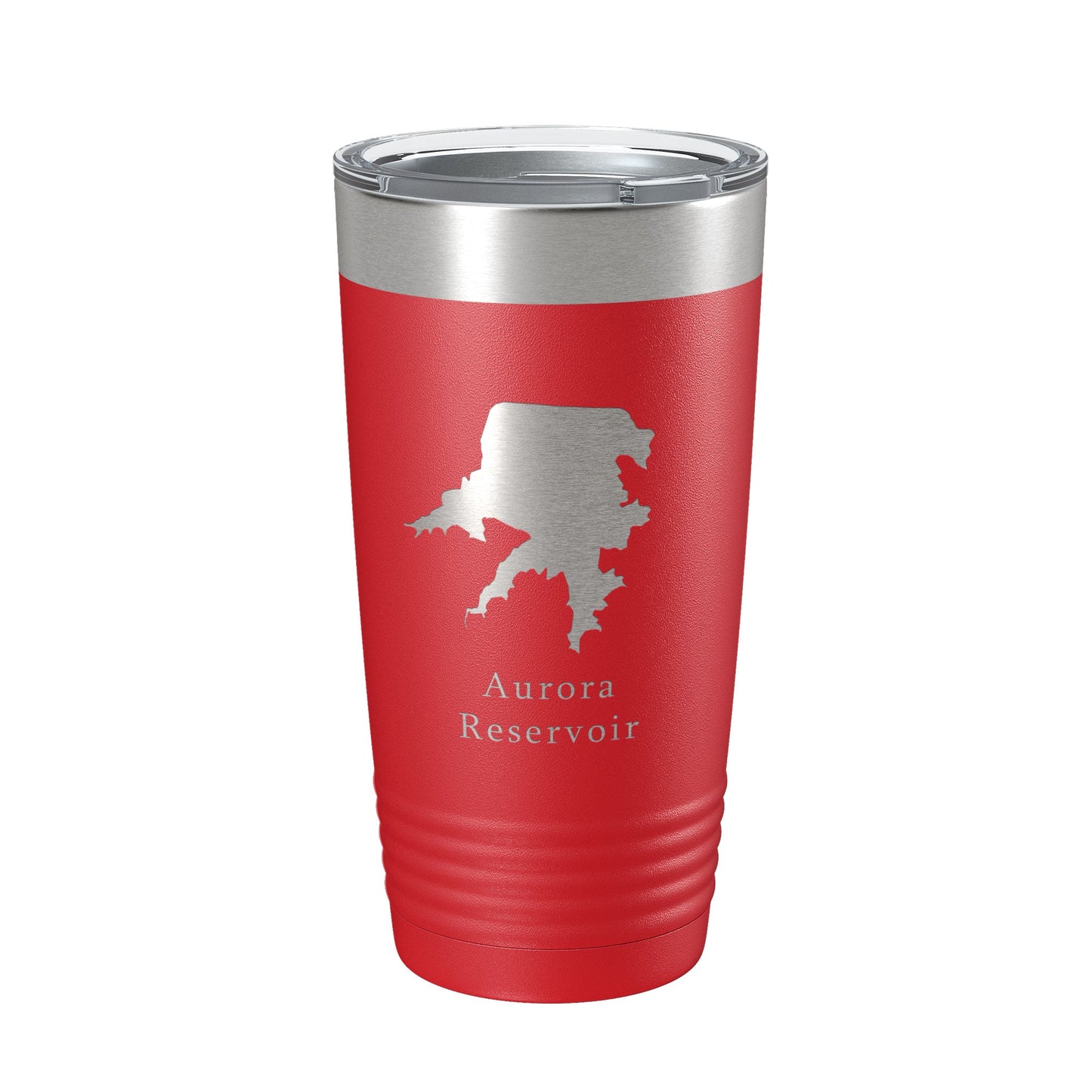 Aurora Reservoir Tumbler Lake Map Travel Mug Insulated Laser Engraved Coffee Cup Colorado 20 oz-10