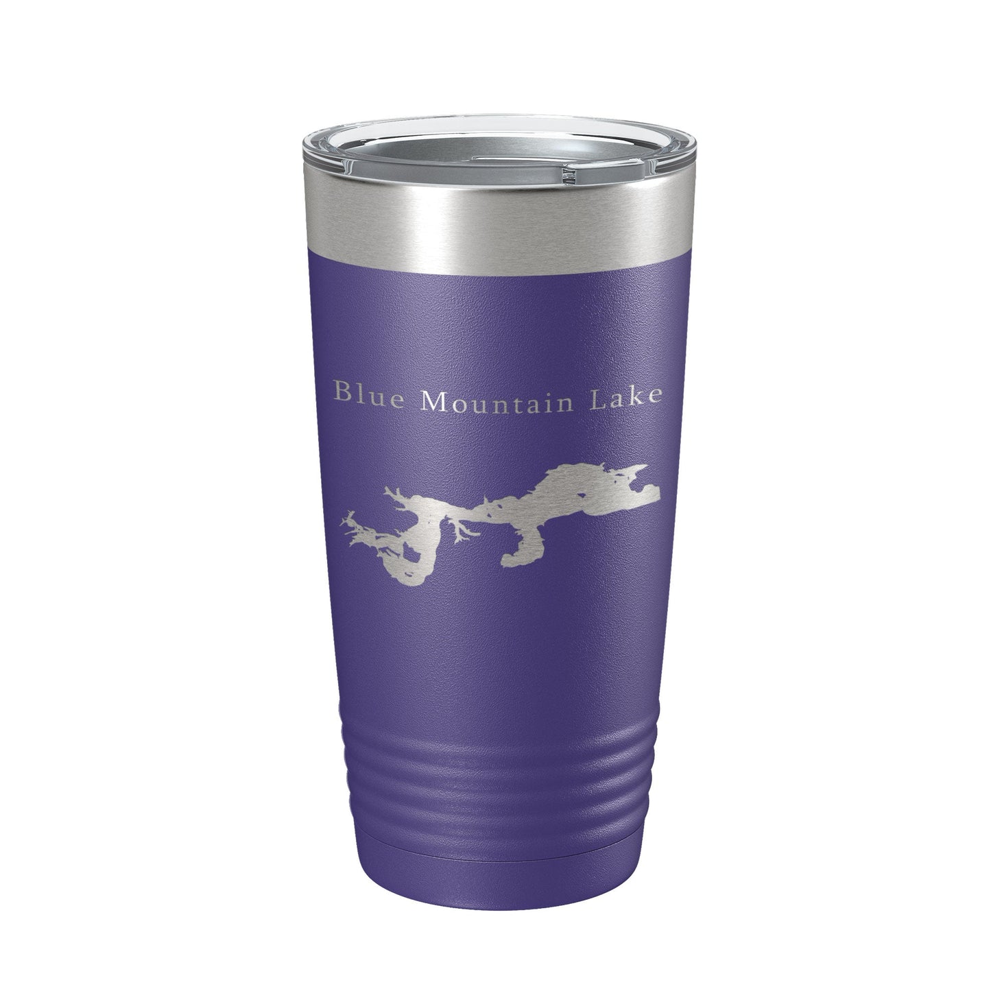 Blue Mountain Lake Map Tumbler Travel Mug Insulated Laser Engraved Coffee Cup Arkansas 20 oz-15