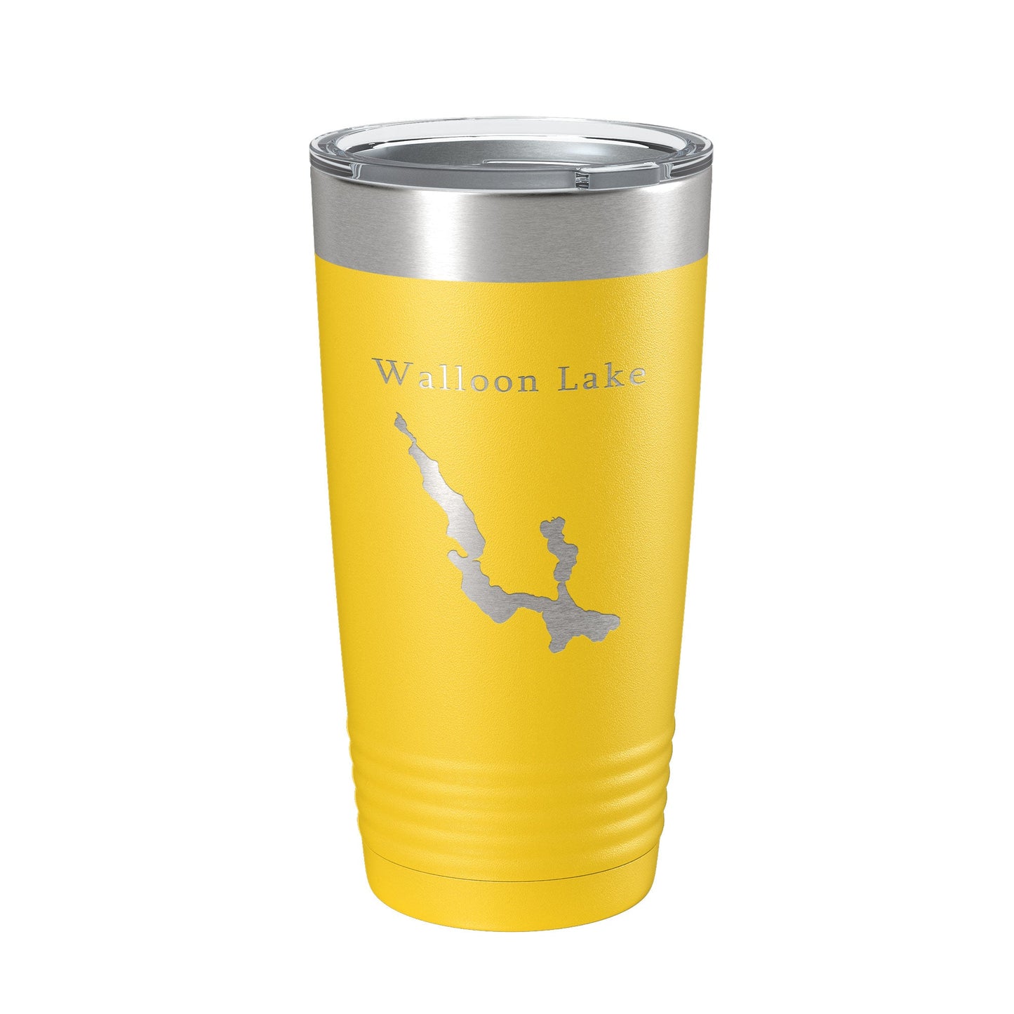 Walloon Lake Map Tumbler Travel Mug Insulated Laser Engraved Coffee Cup Michigan 20 oz-19