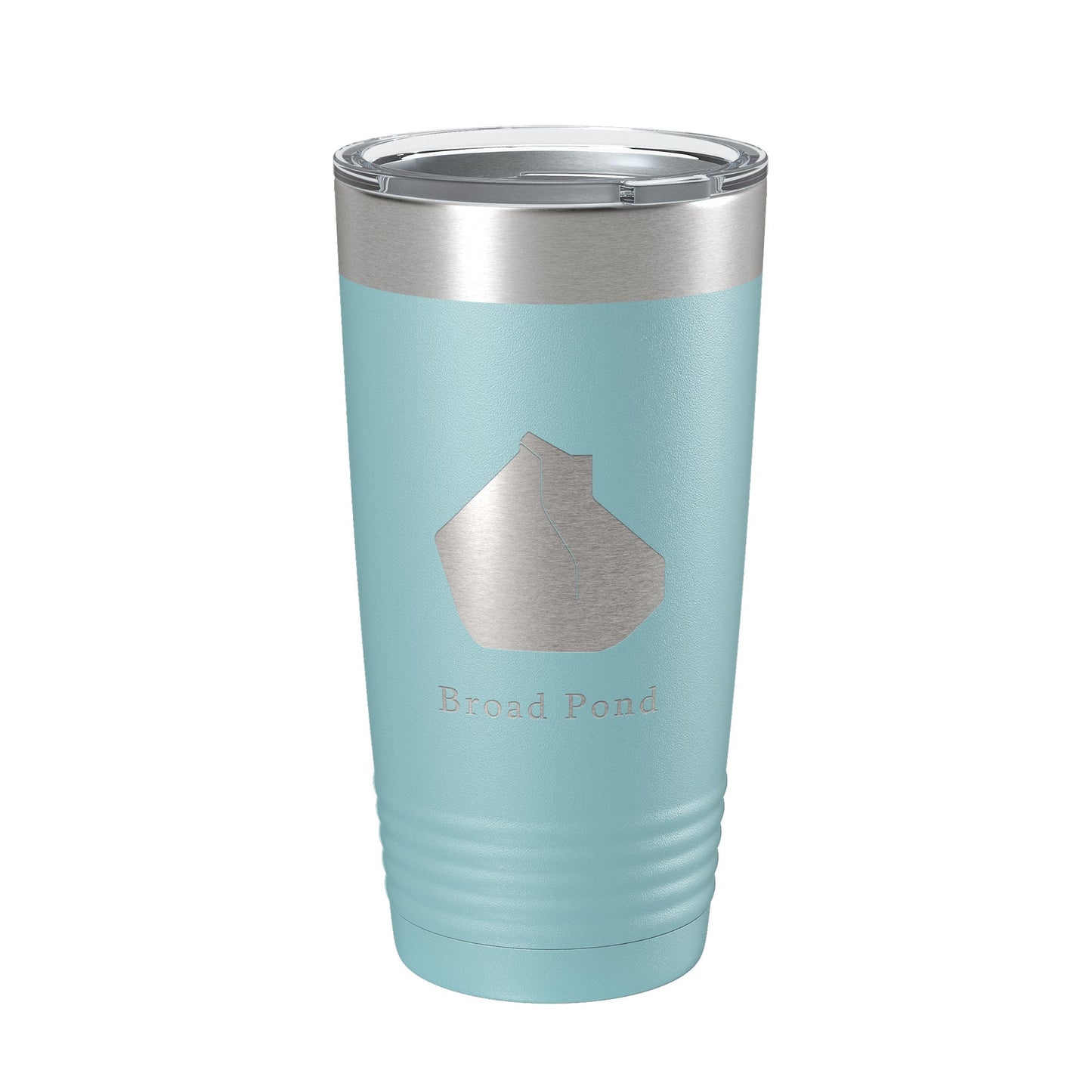 Broad Pond Tumbler Lake Map Travel Mug Insulated Laser Engraved Coffee Cup Indiana 20 oz-13
