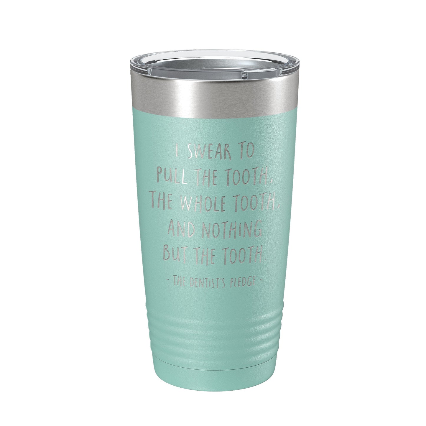 Dentist's Pledge Tumbler Travel Mug Insulated Laser Engraved Coffee Cup Funny Dentist Dental School Graduation Gift 20 oz-12