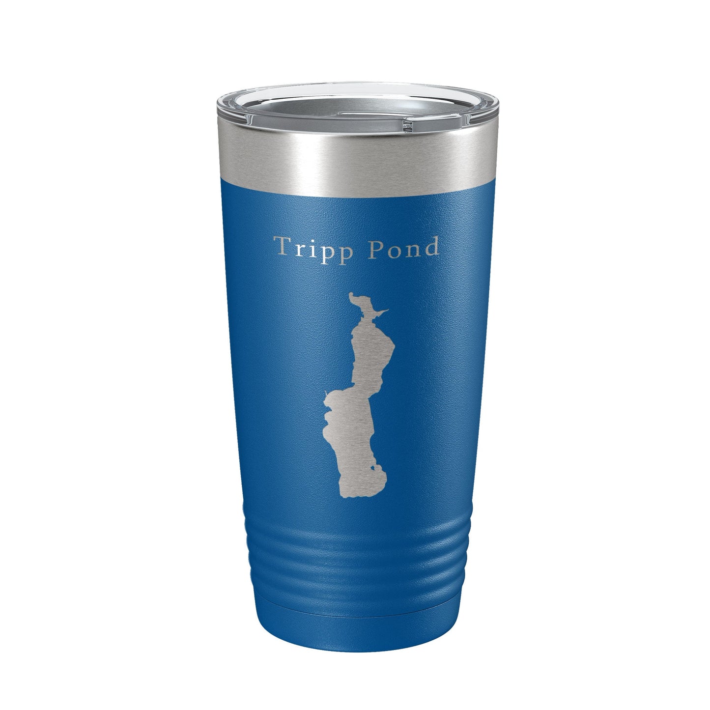 Tripp Pond Tumbler Lake Map Travel Mug Insulated Laser Engraved Coffee Cup Maine 20 oz-6